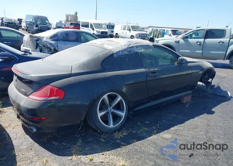 2008 BMW 650I z USA, uszkodzony, nr VIN WBAEA53598CV91461